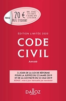 Code civil 2020 annoté. Édition limitée - 119e Éd.