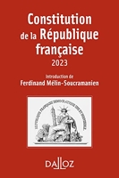 Constitution De La République Française - Dalloz - 18/08/2022