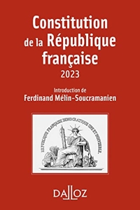 Constitution De La République Française de Ferdinand Mélin-Soucramanien