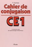 Cahier de conjugaison, CE1 - 3e Année Du Cycle Des Apprentissages Fondamentaux - EDL - 01/01/1982