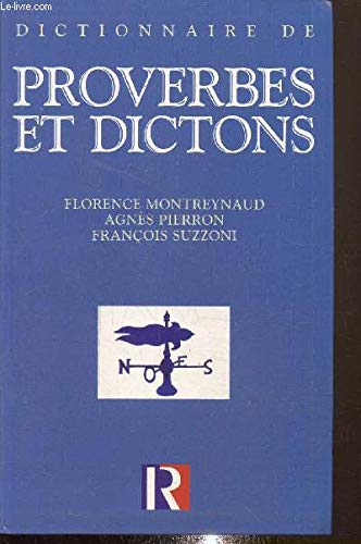 couverture de : Dictionnaire de proverbes et dictons