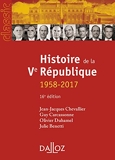 Histoire de la Ve République - 1958-2017