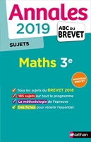 Annales ABC du Brevet 2019 Maths - Sujets non corrigés