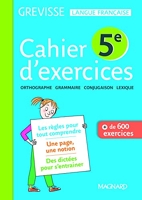 Cahier Grevisse - Français - 5e - Edition 2018