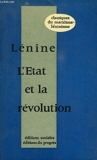 L'etat et la revolution - Editions Sociales