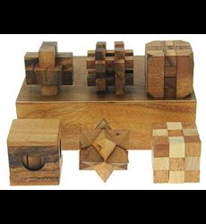 Namesakes® Puzzle Cube en Bois 3D - Casse-tête Amusant pour Adultes