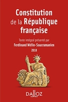 Constitution de la République française. 2018 - 15e éd.: 2018