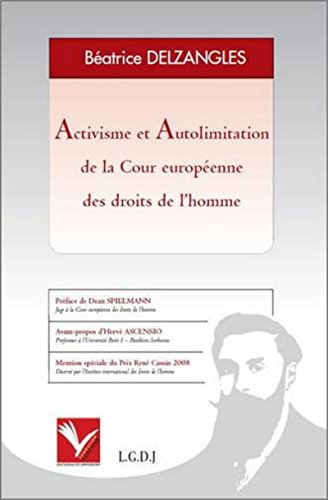 Vendre Activisme et autolimitation de la cour europ enne des