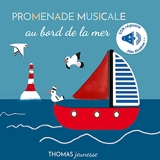 Promenade musicale au bord de la mer - Bruits et son de la mer, livre sonore à toucher
