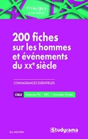 200 Fiches Sur Les Hommes Et Évènements Du 20ème Siècle