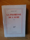La promesse de l'aube - Récit - Gallimard - 1960
