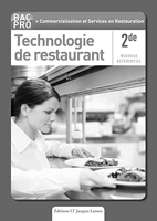 Technologie de restaurant 2de Bac Pro CSR - Livre du professeur