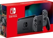 Nintendo Switch With Joy-Con - Grey (New revised model) Switch V2, W125895517 ((New revised model) Switch V2 2019, Nintendo Switch, Grey, Analogue/Digital, D-pad, LCD, 15.8 cm (6.2))