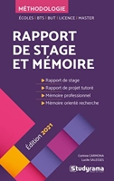 Rapport de stage et mémoire - Rapport de stage, rapport de projet tutoré, mémoire professionnel, mémoire orienté recherche