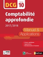 Comptabilité approfondie - DCG 10 - Manuel et applications