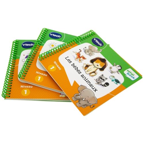 3 Livres d'apprentissage MagiBook Vetch - Niveau grande section, CP et CE1