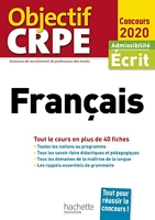 Objectif CRPE en fiches Français 2020