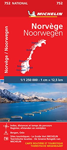 Norvège Sud - Carte voyage - 1 : 500 000