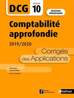 Comptabilité approfondie - DCG 10 - Corrigés des Applications (10)