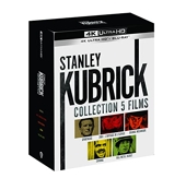 Coffret Stanley Kubrick - 2001, l'odyssée de l'espace + Full Metal Jacket + Shining + Orange mécanique + Spartacus [4K Ultra-HD + Blu-Ray]