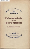 Phénoménologie de la perception - Gallimard