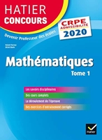Mathématiques - CRPE 2020 - Epreuve écrite d'admissibilité