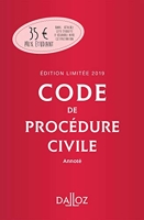 Code de procédure civile 2019 annoté