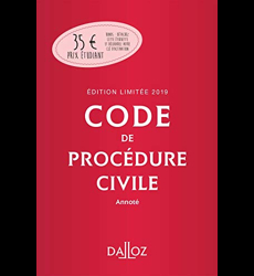 Code de procédure civile 2019 annoté