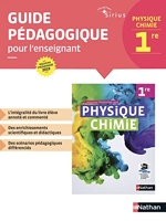 Physique Chimie 1re - Livre du professeur 2019