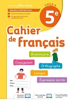 Cahier de Français cycle 4/5e - Cahier d'activités - Ed. 2022
