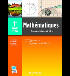 Mathématiques 1re Bac Pro Groupements A et B (2014)