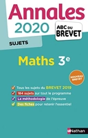 Annales ABC du Brevet 2020 Maths - Non Corrigé