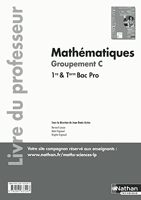 Mathematiques 1re & Tle Bac Pro Groupement C - Livre Du Professeur