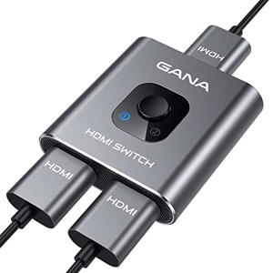 Switch HDMI 4K 60Hz, GANA Aluminum Splitter HDMI Bi-Direction  Commutateur les Prix d'Occasion ou Neuf