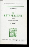 La metaphysique - Livres A-Z - Vrin - 01/08/1986