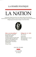 La Pensée politique, tome 3 - La Nation