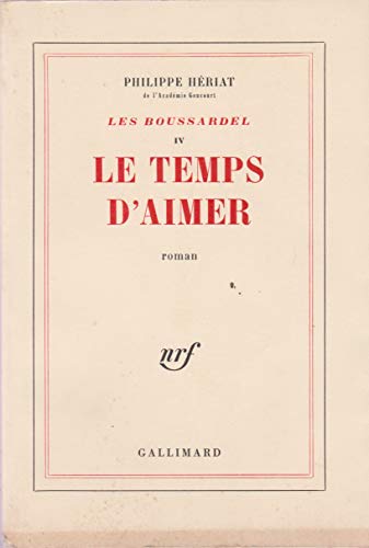 couverture de : Le temps d'aimer
