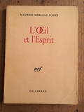 L'oeil et l'esprit - Gallimard Nrf