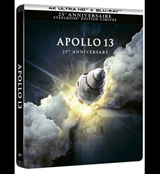Apollo 13 [4K Ultra HD + Blu-Ray-Édition Limitée SteelBook 25ème Anniversaire]