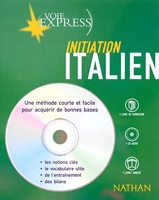 Voie express cd initiation italien - Initiation (2 livres + 1 CD audio)