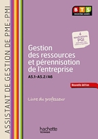 Gestion ressources (A5.1, A5.2, A6), BTS AG PME-PMI - Livre professeur avec CD - Ed. 2014