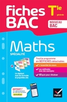Fiches bac Maths Tle (spécialité) - Bac 2024 - Tout le programme en fiches de révision détachables