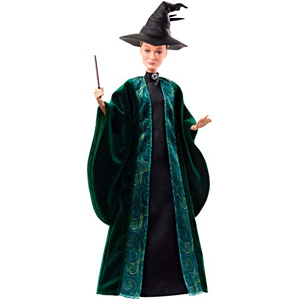 Harry Potter Poupée articulée de 26 cm en uniforme Gryffondor en tissu avec  baguette magique, à collectionner, jouet enfant, FYM50