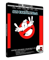 SOS Fantômes 1 & 2 - SteelBook Collector 35 ans - 2 4K Ultra HD + 2 Blu-ray + Blu-ray bonus