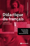 Didactique du français - Fondements d'une discipline (2015)