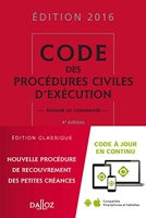 Code des procédures civiles d'exécution, annoté et commenté