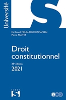 Droit constitutionnel 2021 - 39e Ed.