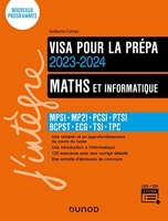 Maths et informatique - Visa pour la prépa 2023-2024 - Mpsi-Mp2i-Pcsi-Ptsi-Bcpst-Ecg-Tsi-Tpc (2023-2024)