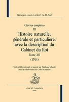 Œuvres complètes - Histoire naturelle générale et particulière, avec la description du cabinet du Roi, 1764 Tome 12