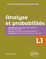 Analyse et probabilités - Cours et travaux dirigés de mathématiques L1
